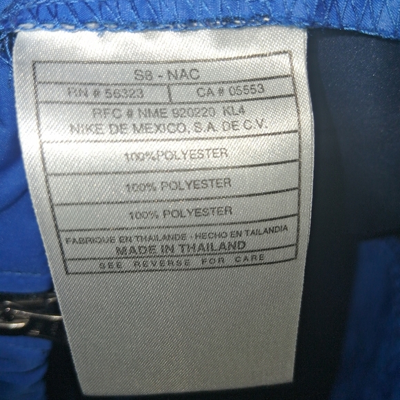 VTG 90’s Nike Full Zip Windbreaker Vented WindbreakerJacket Size L - Picture 6 of 9